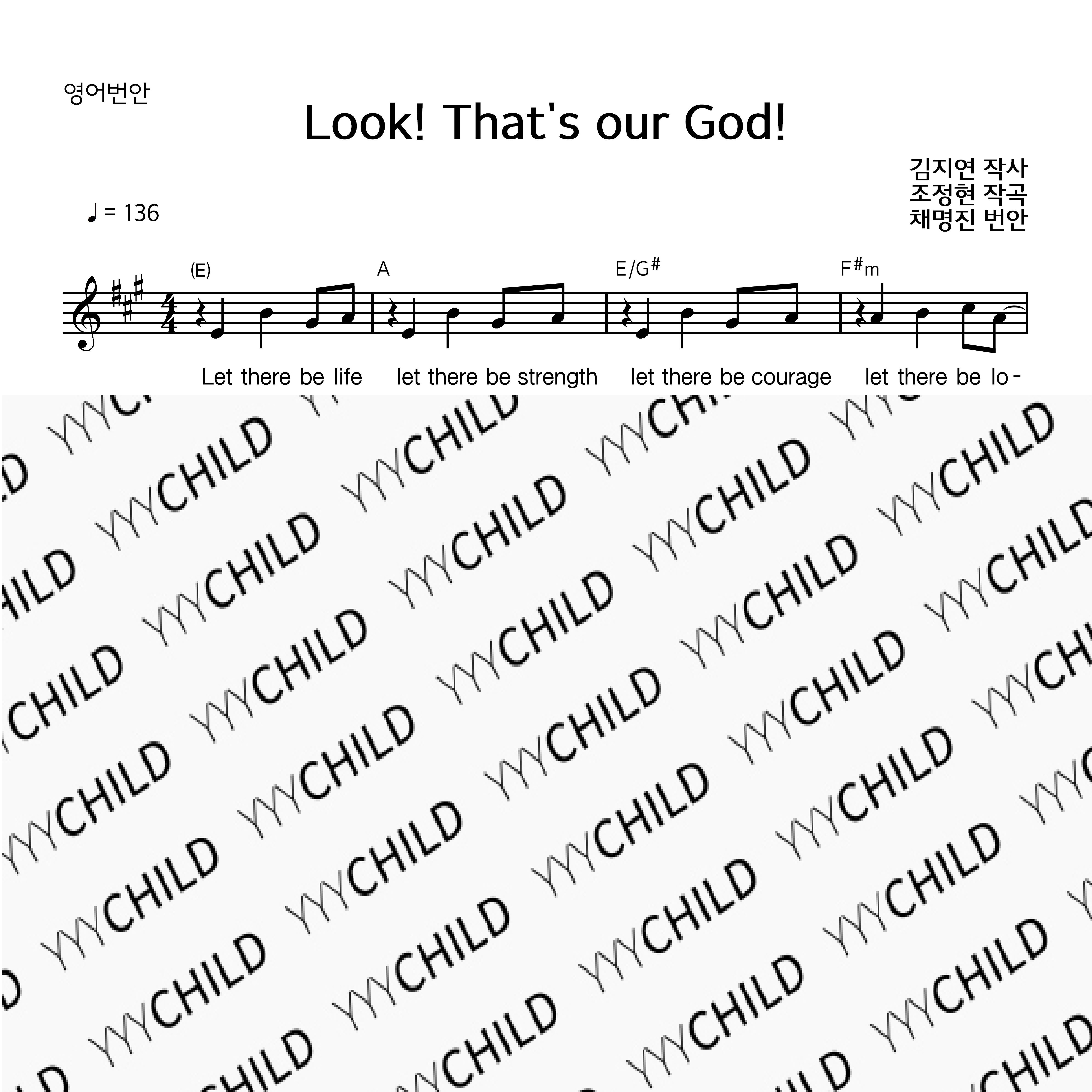 16. Look! That's our God!